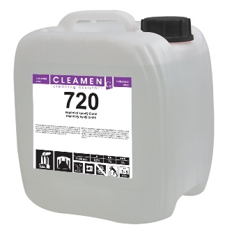 Cleamen 720 - nepenivý kyslý čistič (technológia, povrchy), 24 kg.