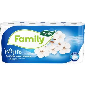 Toaletný papier 2-vr, CEL, Tento Family White 8