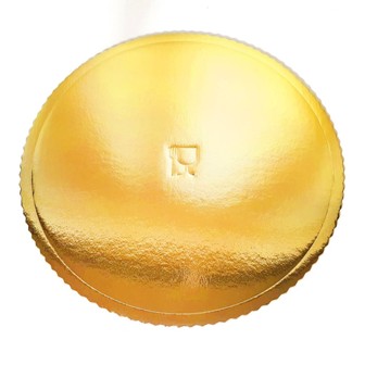 Podložka pod tortu zlatá, okrúhla priemer 30 cm, 5 ks