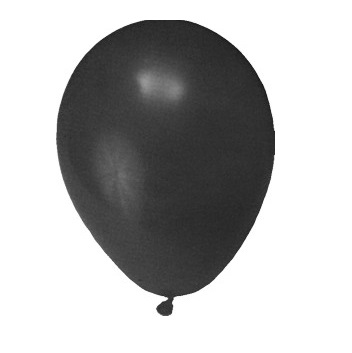 Balóny nafukovacie "M", 100 ks, èierne
