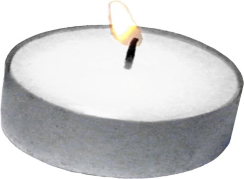 Sviečka čajová 38x14 mm, 100 ks