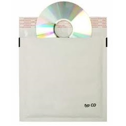 Obálka bublinková CD, 18x20 biela