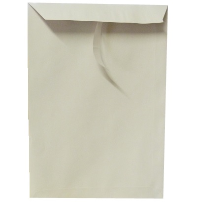 Obálka samolepiaca, B4, 250 ks, biela, krycia páska