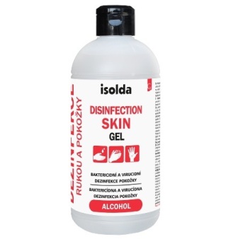 Gel dezinfekčný ISOLDA Desinfection Skin, 500 ml. (do dávkovača Medispender)
