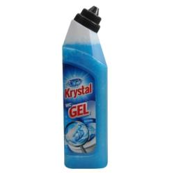 Krystal na WC gel  modr, 750 ml. (npl do WC kokov)