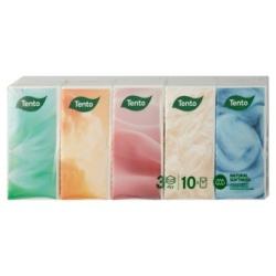 Vreckovky Tento Natural Soft, 3-vr., 10x10 ks.
