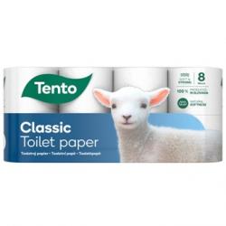 Toaletn papier 3-vr, CEL, Tento Classic 8 (Pearl White)