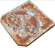 Krabica Pizza, 33 x 33 x 3cm, potlač
