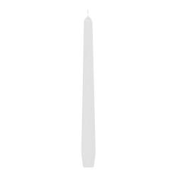 Sviečka kónická 245 mm, 10 ks, biela