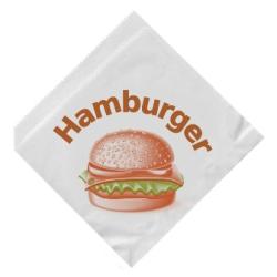 Vrecká na hamburger 16x16 cm, 500 ks