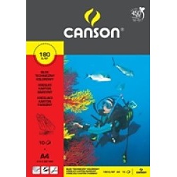 Vkres A4 CANSON, 160 g/m2, 10 ks, farebn