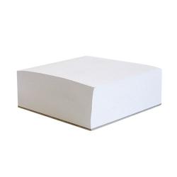 Blok poznámkový špalík lepený, 9 x 9 cm, 400 ks, biely