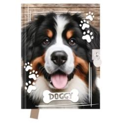 Pamtnk ist, 14x18 cm, 80 listov, so zmkom, Doggy
