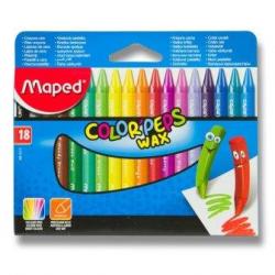 Voskovky Maped Color Peps, 18 ks