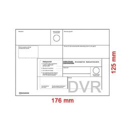 Oblka, B6, DVR opakovan dor., 1000 ks, biela 