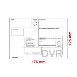 Oblka, B6, DVR opakovan dor., 1000 ks, biela