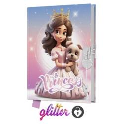 Pam�tn�k �ist�, 14x18 cm, 80 listov, so z�mkom, Princess