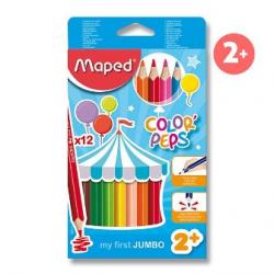 Pastelky MAPED, Color Peps JUMBO, 12 ks.