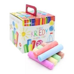 Krieda chodnk, farebn, 20 ks